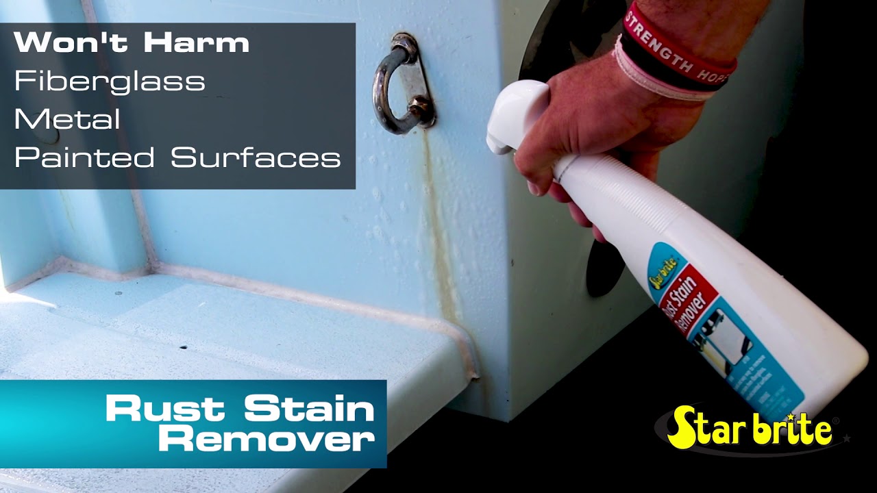 Titelseite Rust Removal with Star Brite Rust Stain Remover