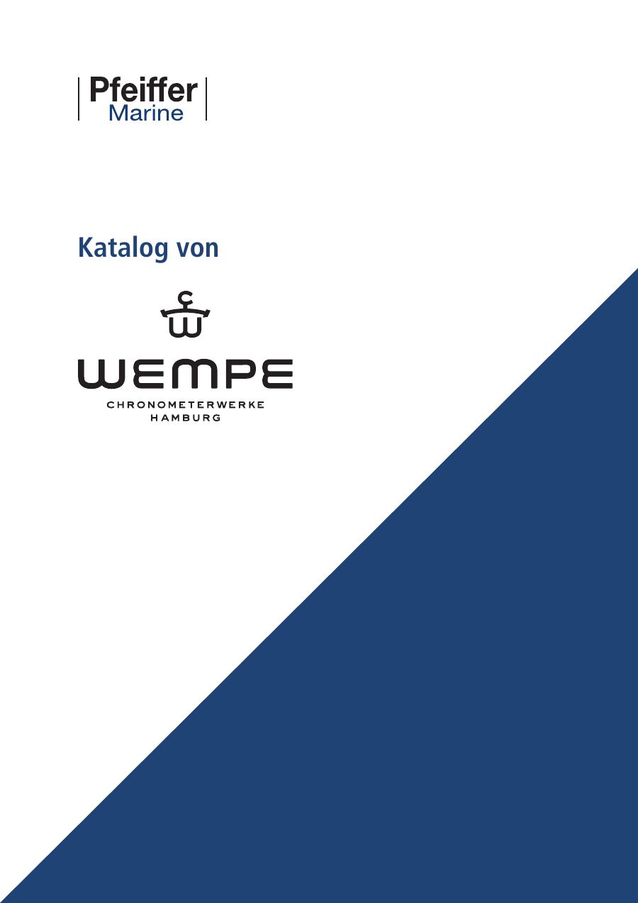 Titelseite Katalog WEMPE 2025