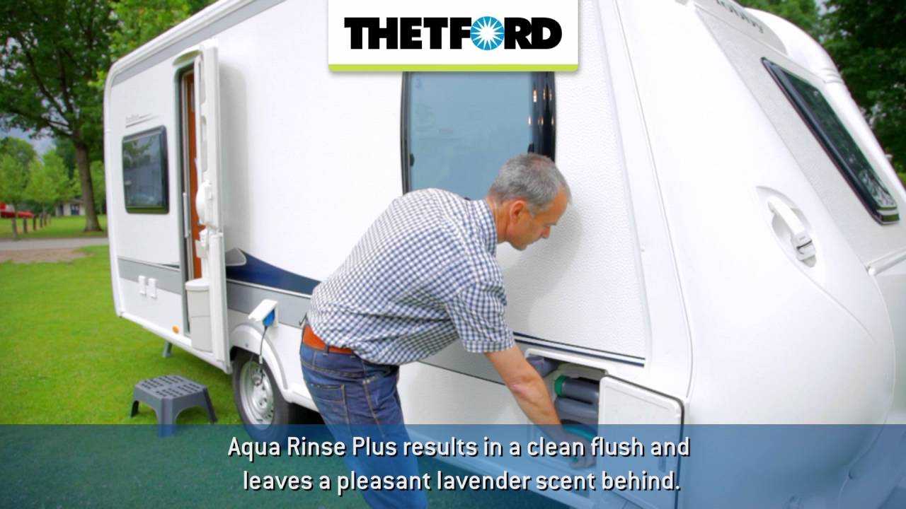 Titelseite Thetford Aqua Rinse Plus - Ultimate freshness flush water