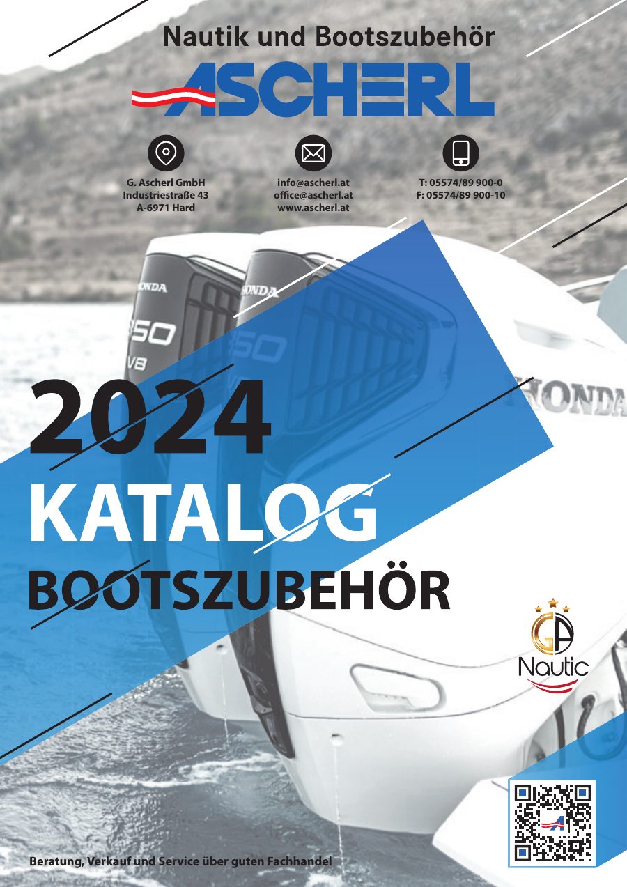 Titelseite Ascherl Katalog Bootszubehör 2024