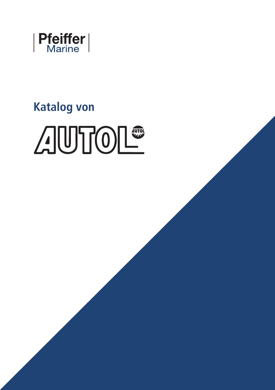 Titelseite Katalog AUTOL