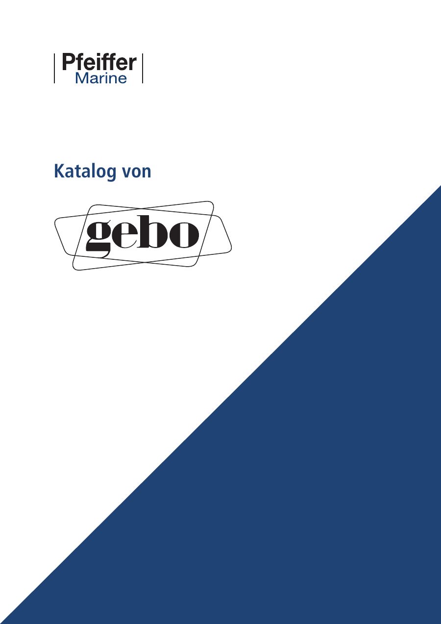 Titelseite Katalog GEBO3 23