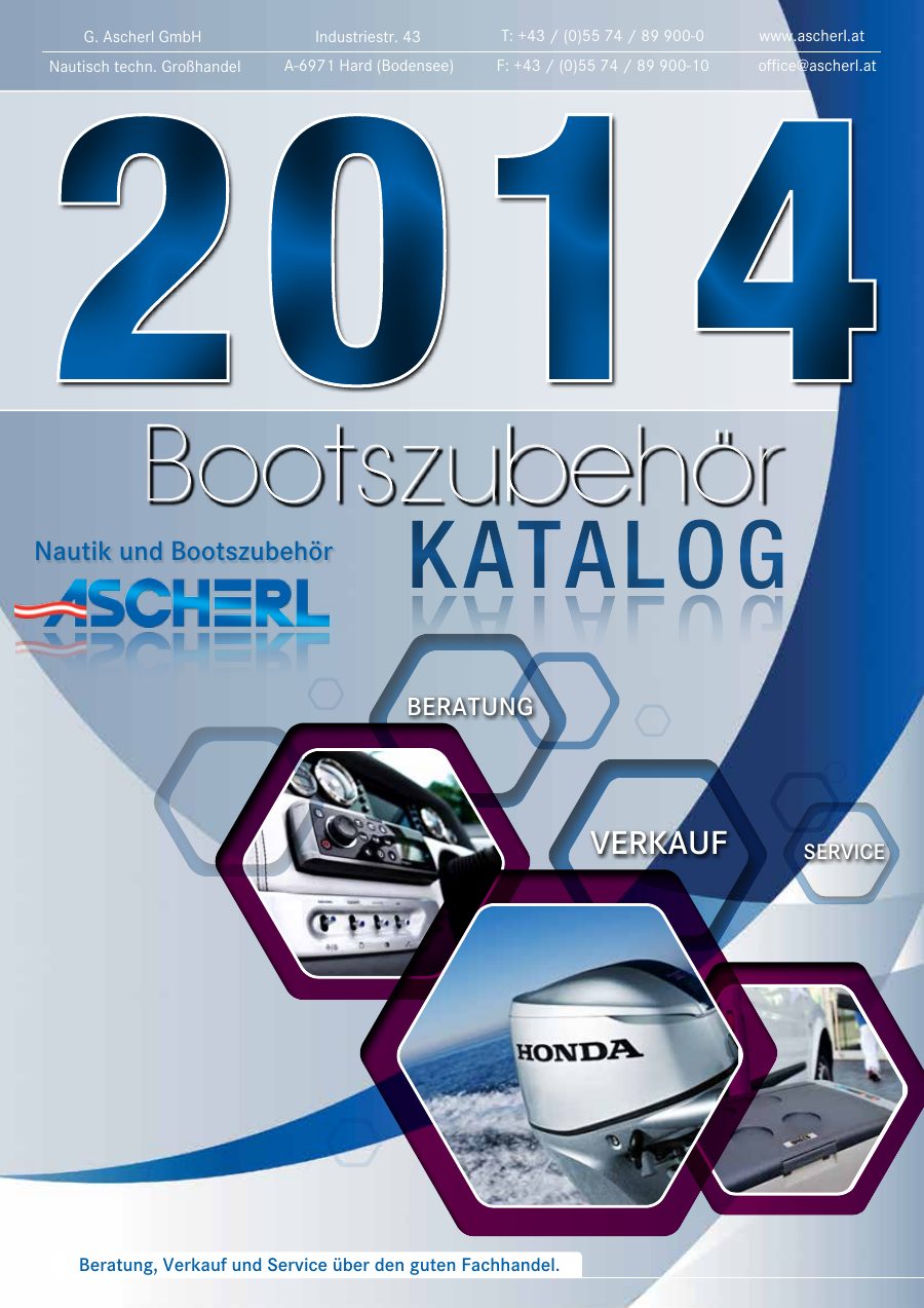 Titelseite Ascherl Katalog Bootszubehör 2014