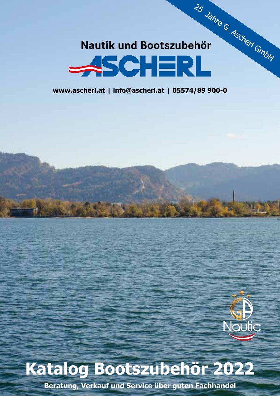 Titelseite Ascherl Katalog Bootszubehör 2022