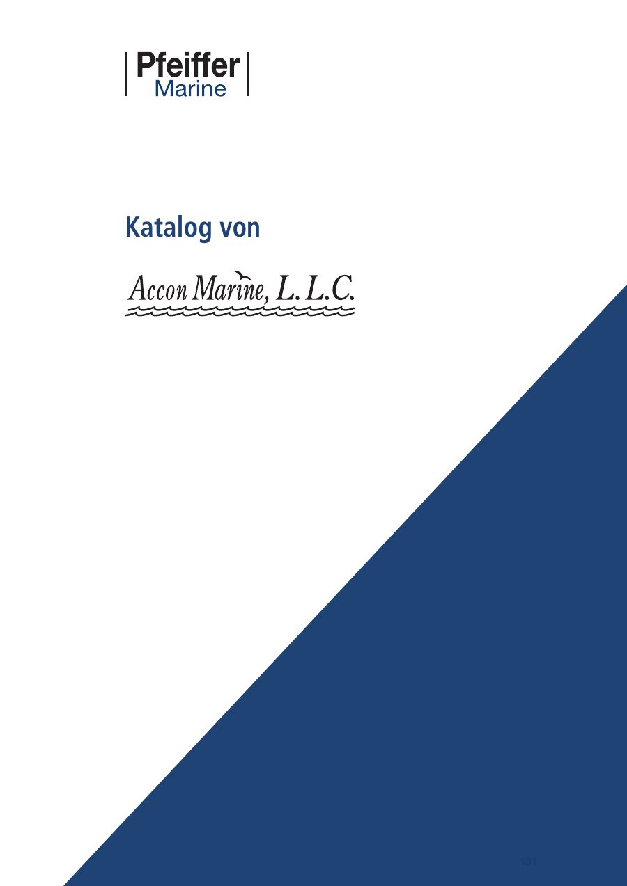 Titelseite Katalog Accon