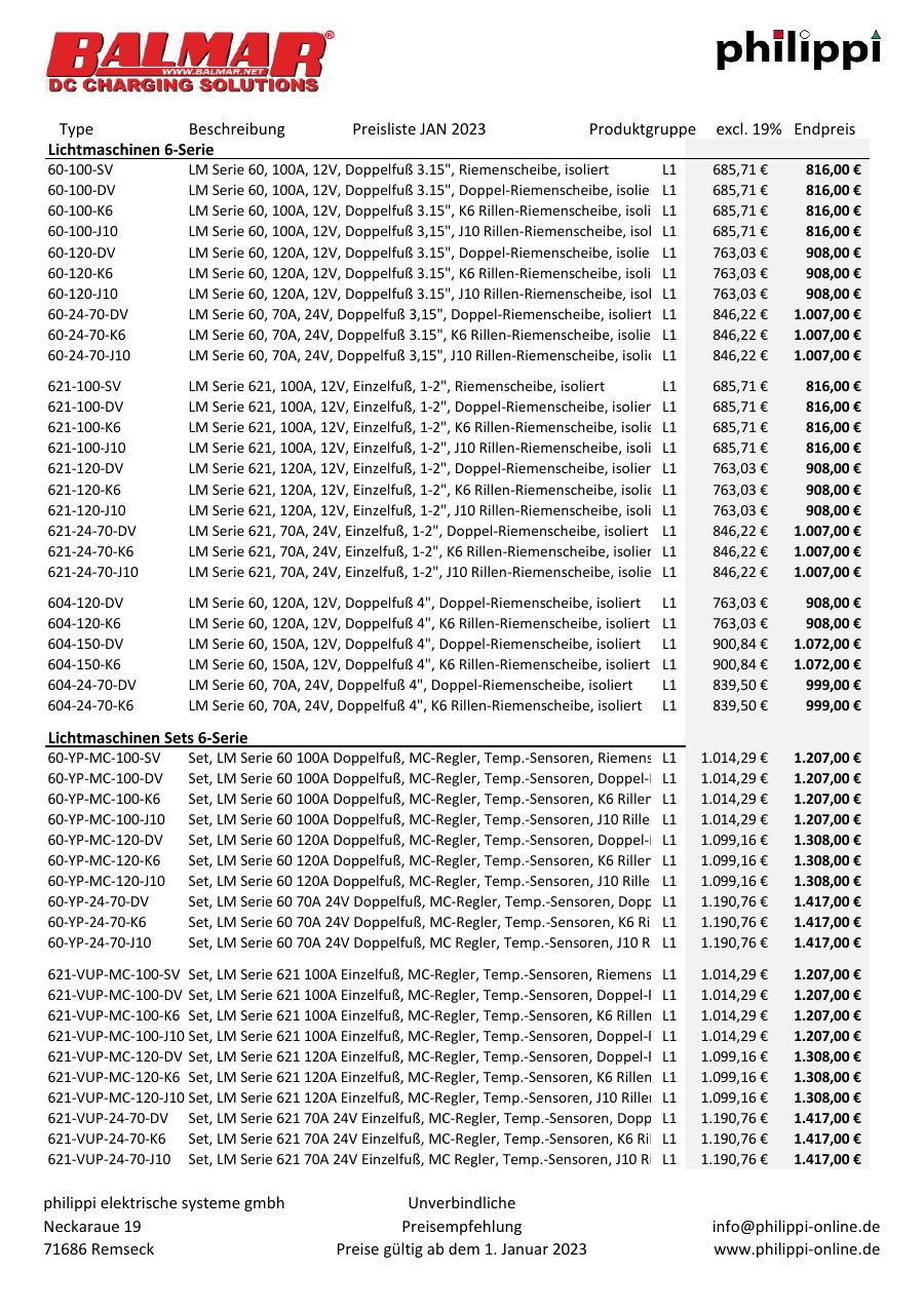 Titelseite Preisliste BalmarPreisliste.pdf