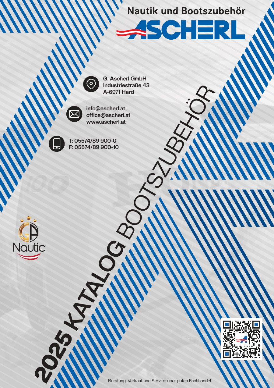 Titelseite Ascherl Katalog Bootszubehör 2025