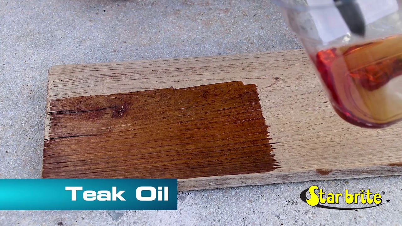 Titelseite Teakholz-Bootsrestaurierung mit Star brite Premium Golden Teak Oil