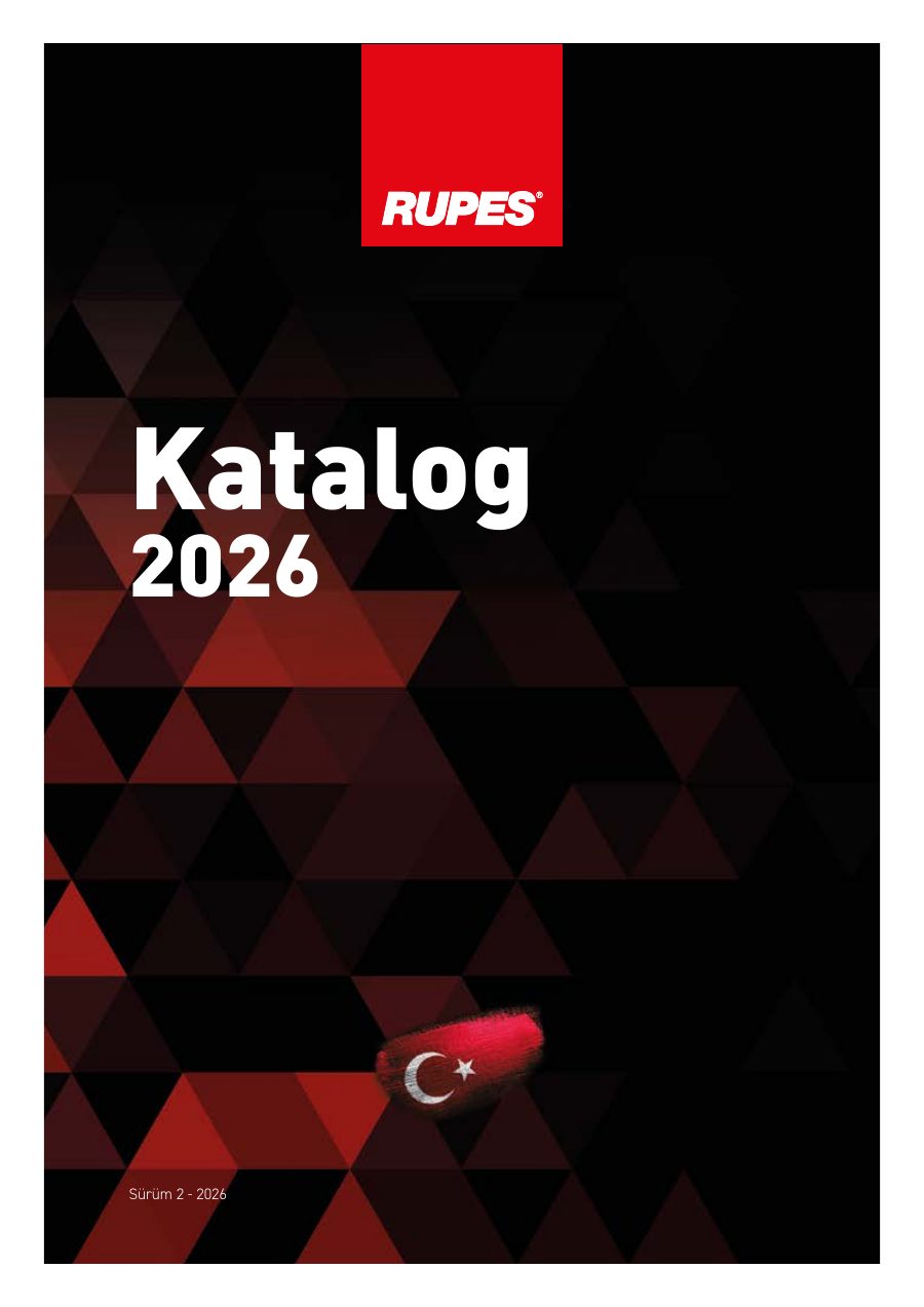 Titelseite RUPES Catalogue 2026 TK