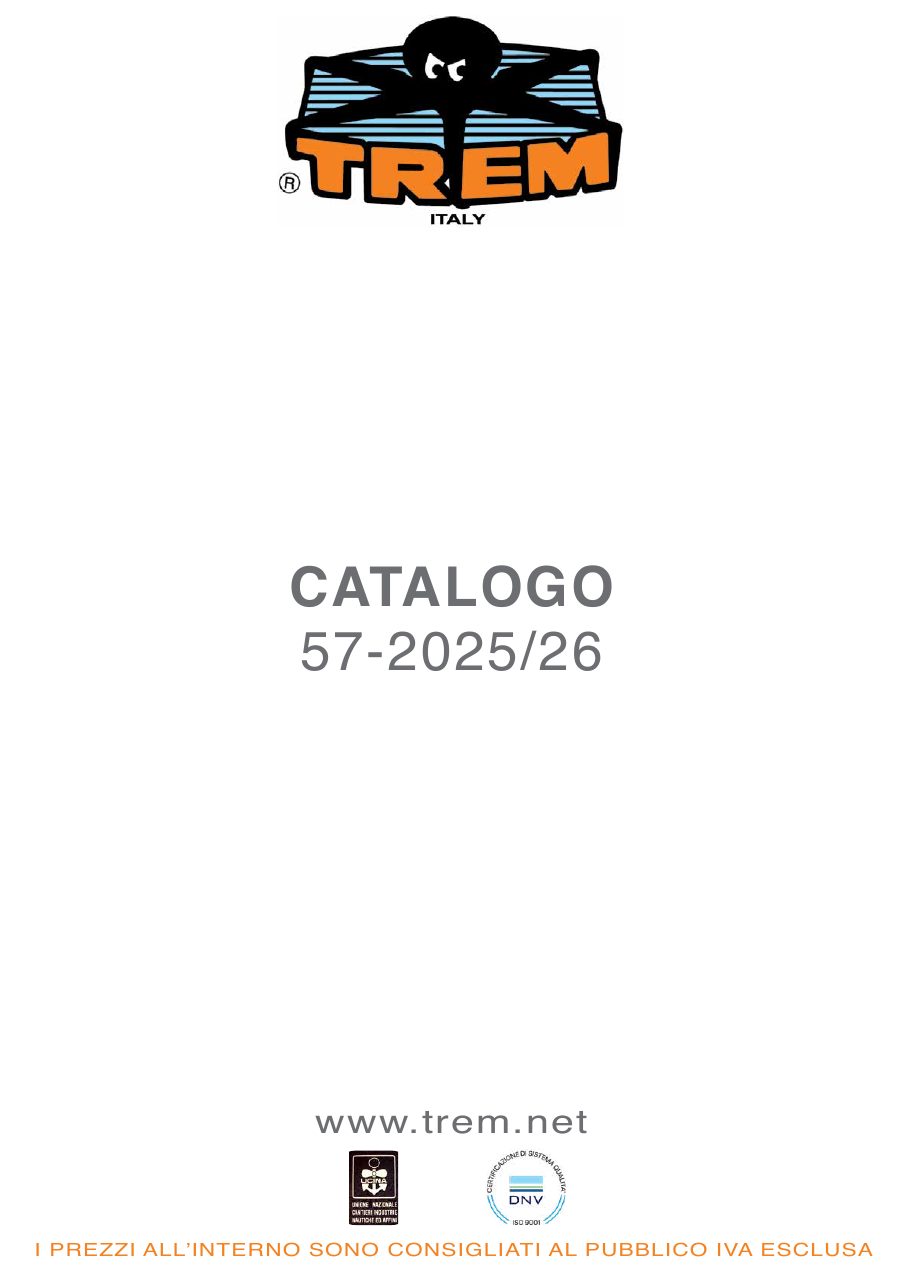 Titelseite Katalog Scarica il catalogo Nautica in pdf
