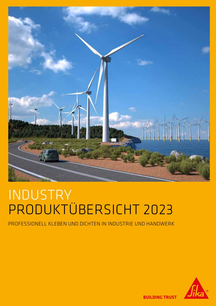 Titelseite Katalog Industry Produktübersicht 2023 Broschüren und Flyer PDF - 2 MB (de)